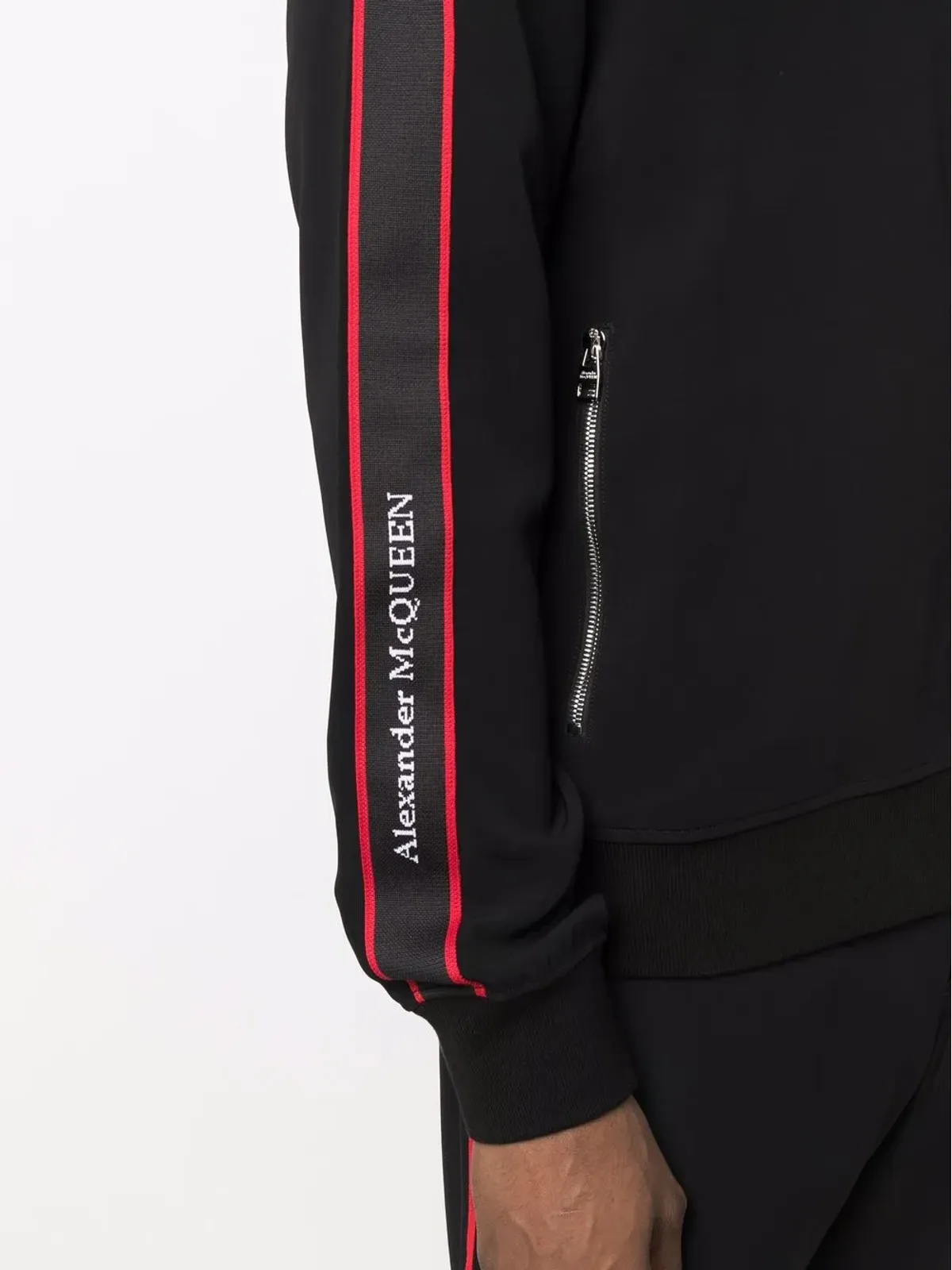 Alexander McQueen ロゴプリント トラックジャケット - 画像5