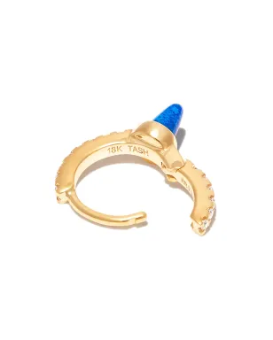 MARIA TASH 18K イエローゴールド スパイク ラピスラズリ イヤリング - サムネイル2