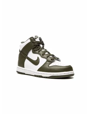 Nike Kids ダンクハイ カーゴカーキ スニーカー - サムネイル1