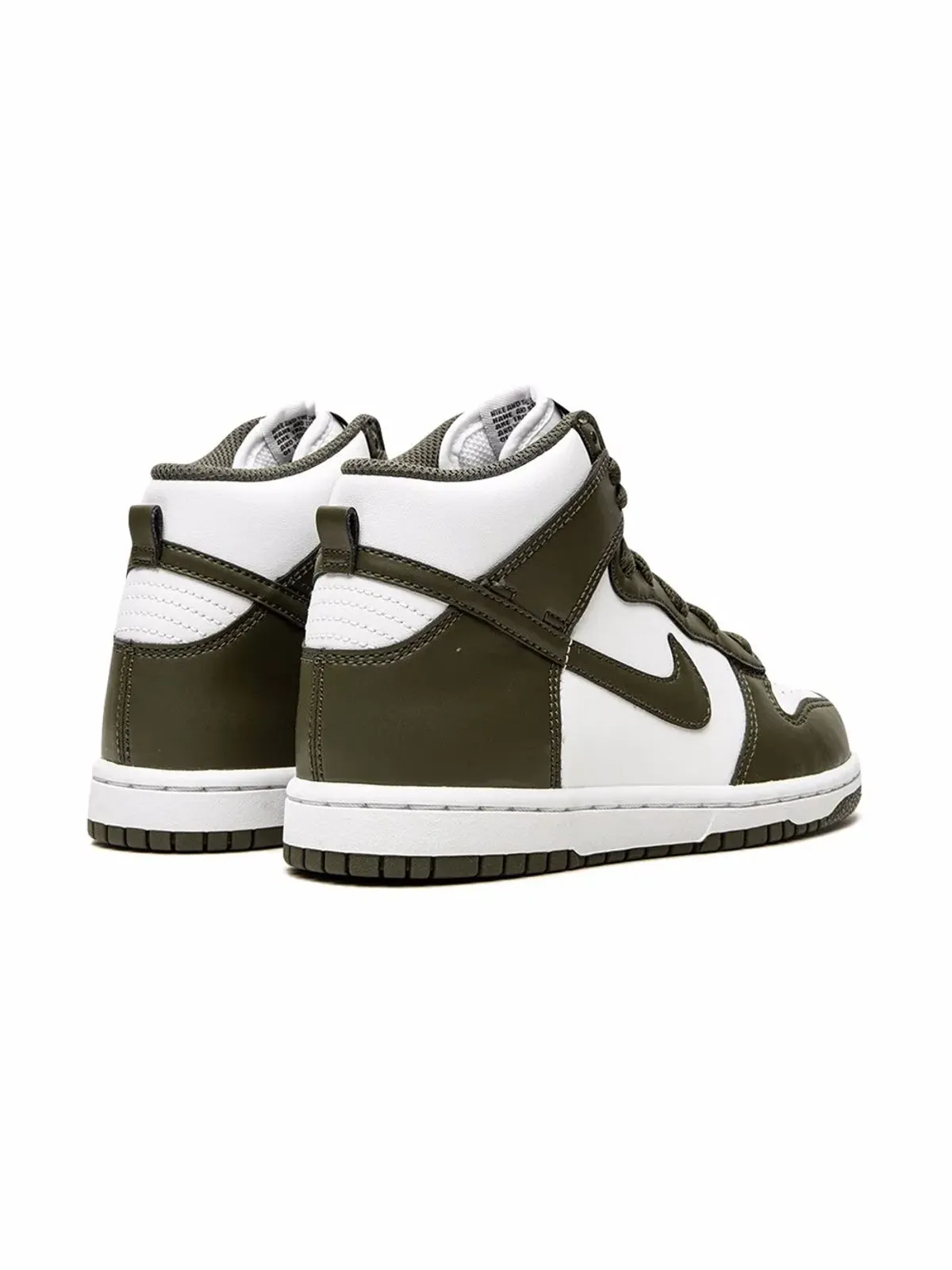 Nike Kids ダンクハイ カーゴカーキ スニーカー - 画像3