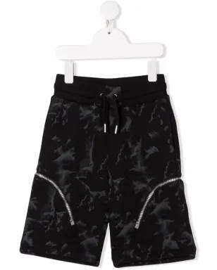 Givenchy Kids カモフラージュプリントカーゴショーツ - サムネイル1