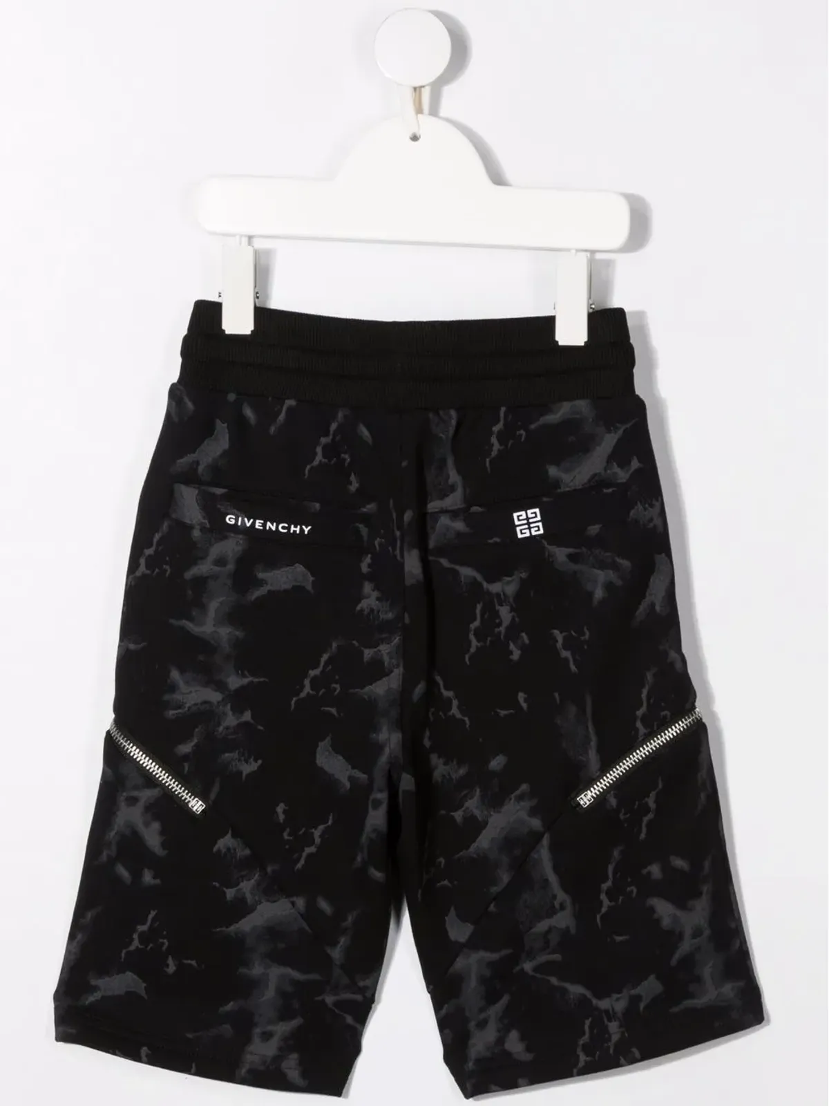 Givenchy Kids カモフラージュプリントカーゴショーツ - 画像2