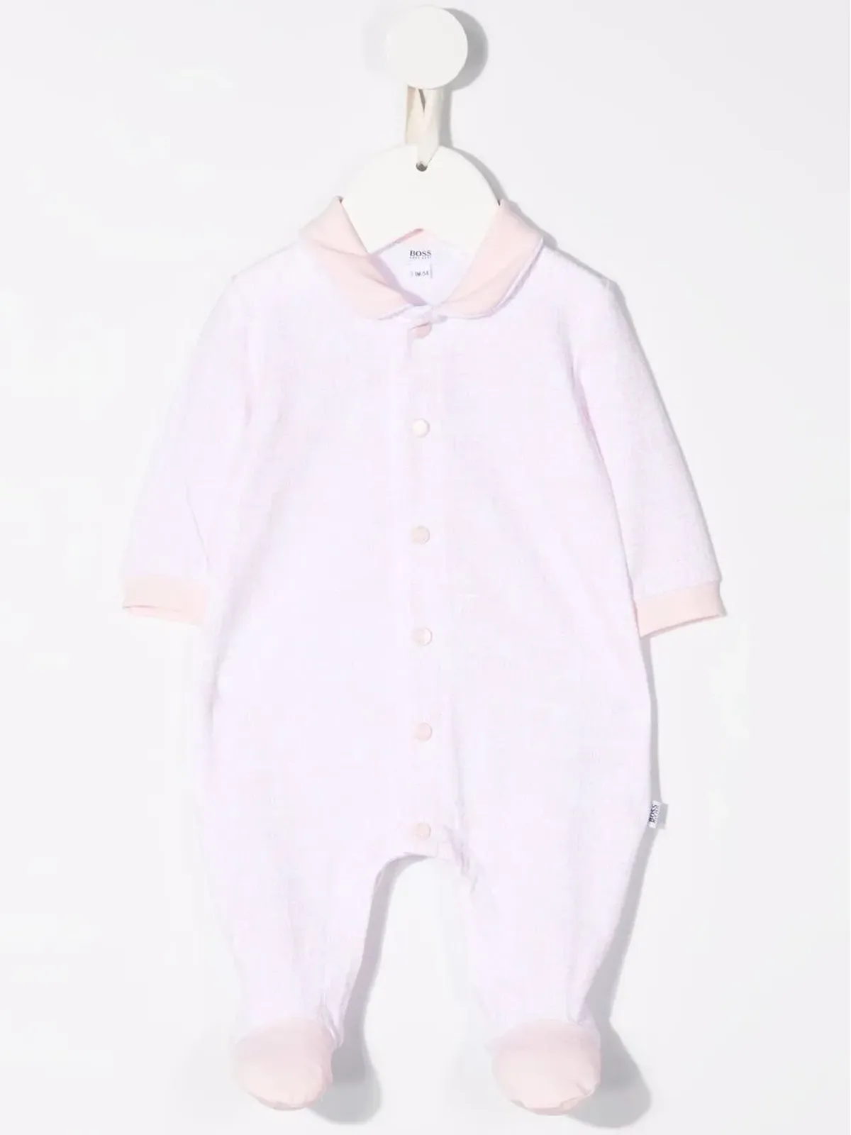BOSS Kidswear ロゴプリント コットン ベビーグロウ セット - 画像2