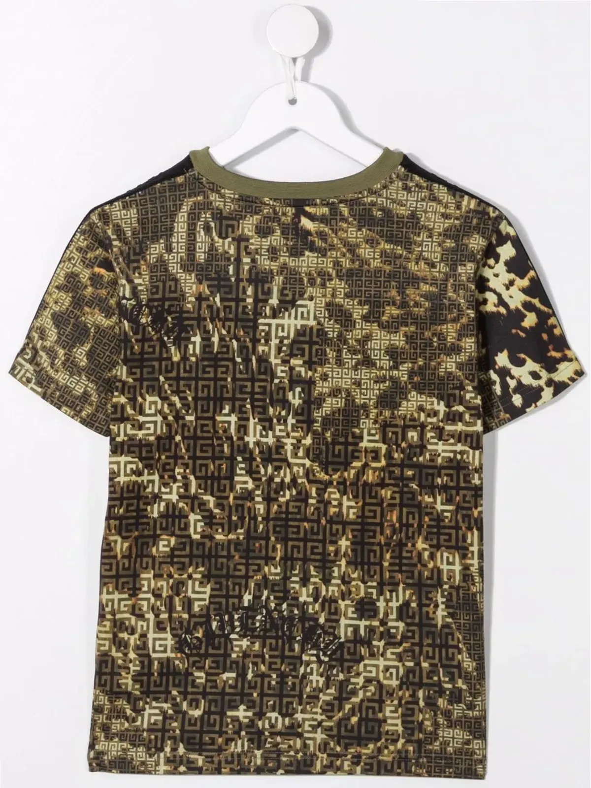 Givenchy Kids 4Gロゴ カモフラージュ Tシャツ - 画像2