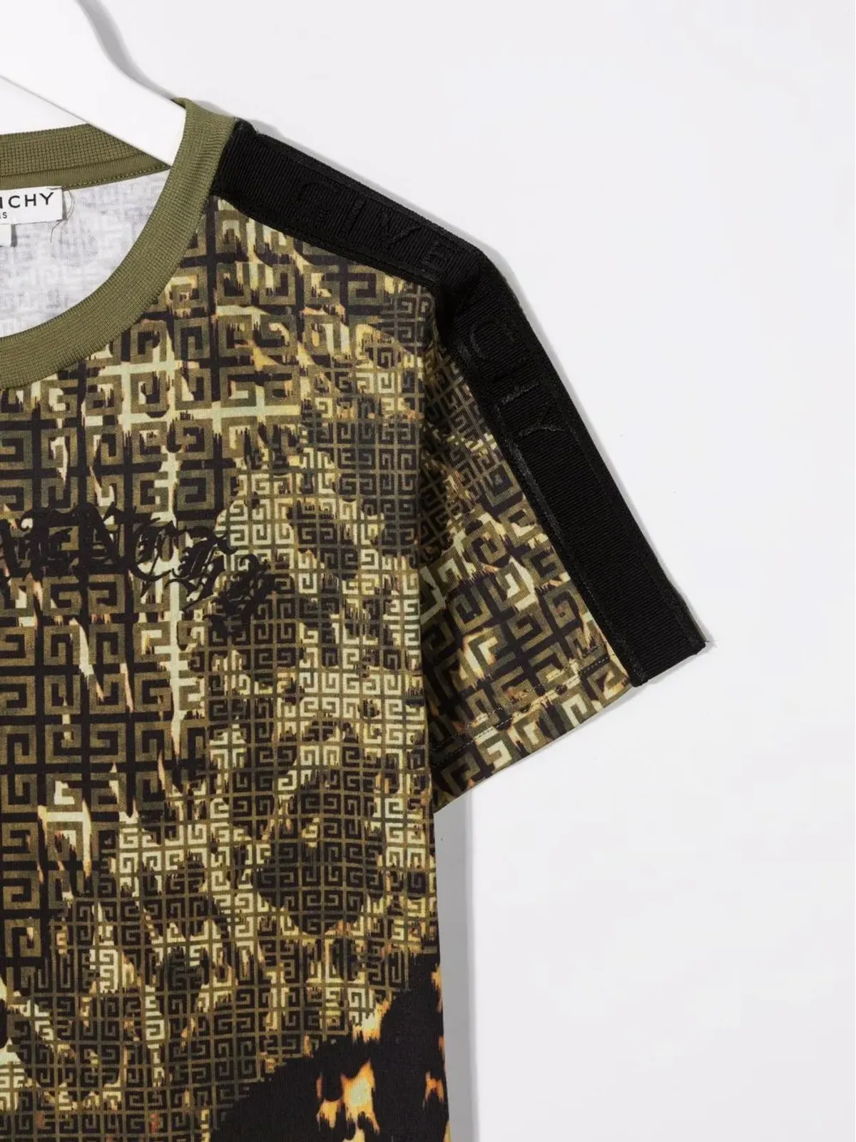 Givenchy Kids 4Gロゴ カモフラージュ Tシャツ - 画像3