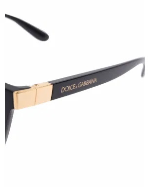 Dolce & Gabbana Eyewear ロゴ入りキャットアイメガネ - サムネイル3