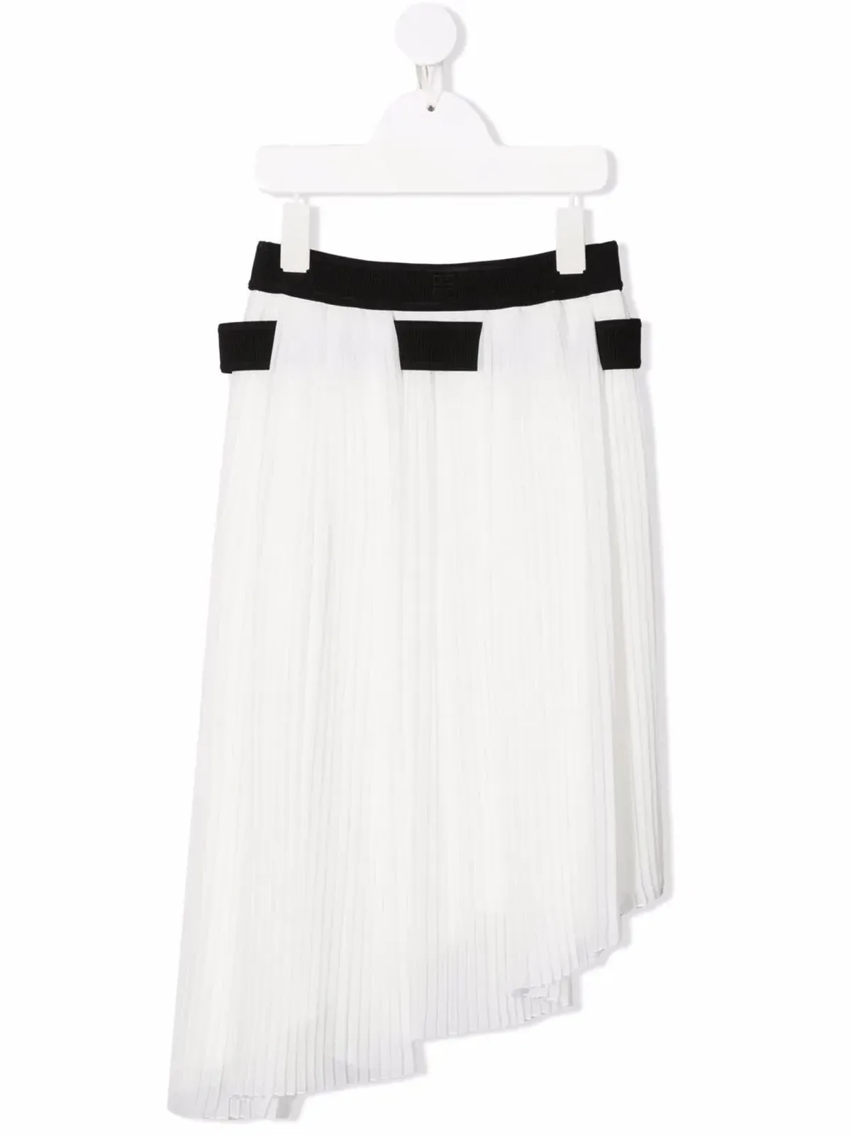 Givenchy Kids ツートンコットンプリーツスカート - 画像1