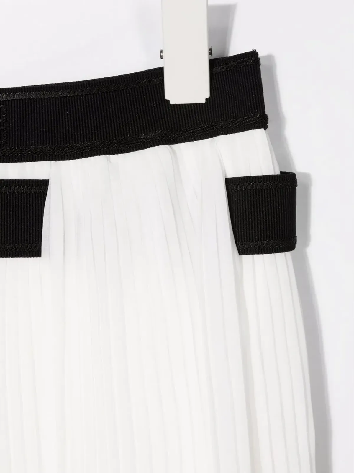Givenchy Kids ツートンコットンプリーツスカート - 画像3