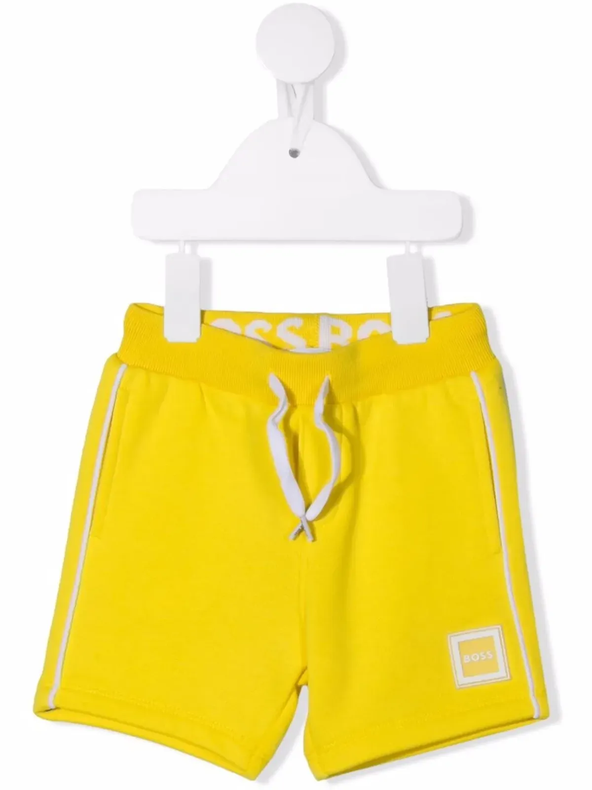 BOSS Kidswear ロゴパッチ トラックショーツ - 画像1