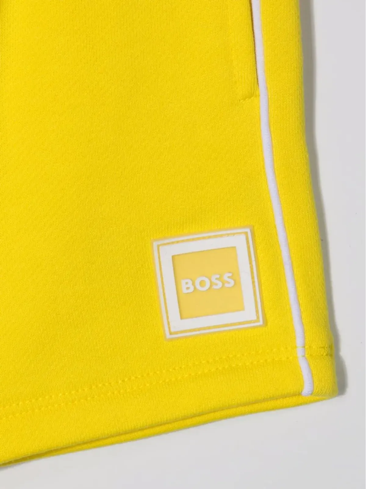 BOSS Kidswear ロゴパッチ トラックショーツ - 画像3