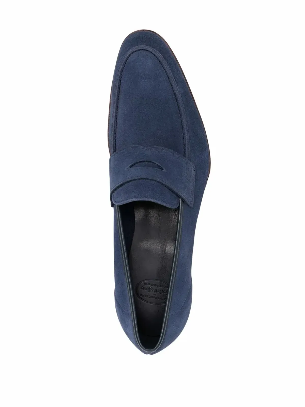 Crockett & Jones スエード ローファー - 画像4
