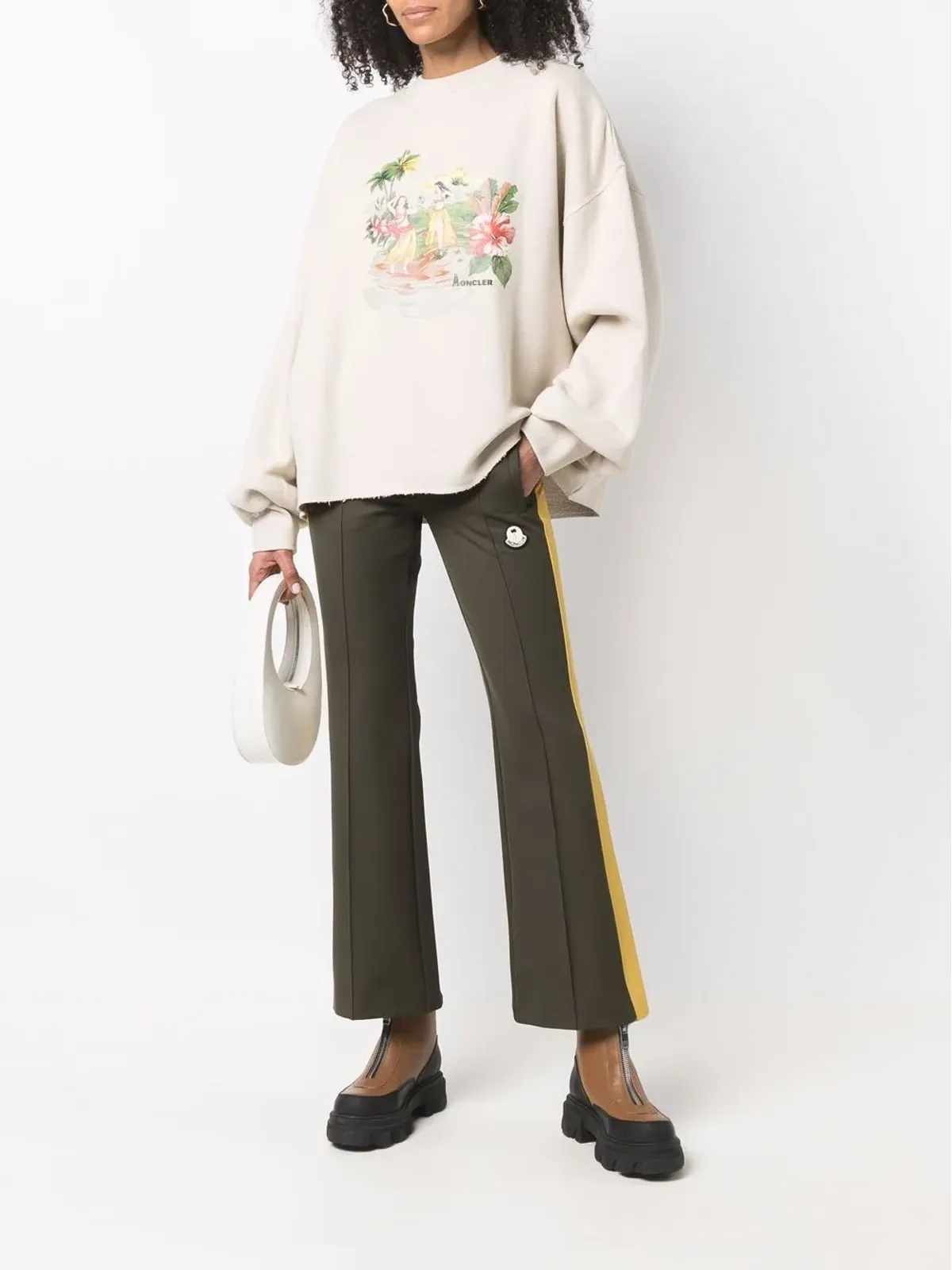 Palm Angels x Moncler トロピカルプリント スウェットシャツ - 画像2