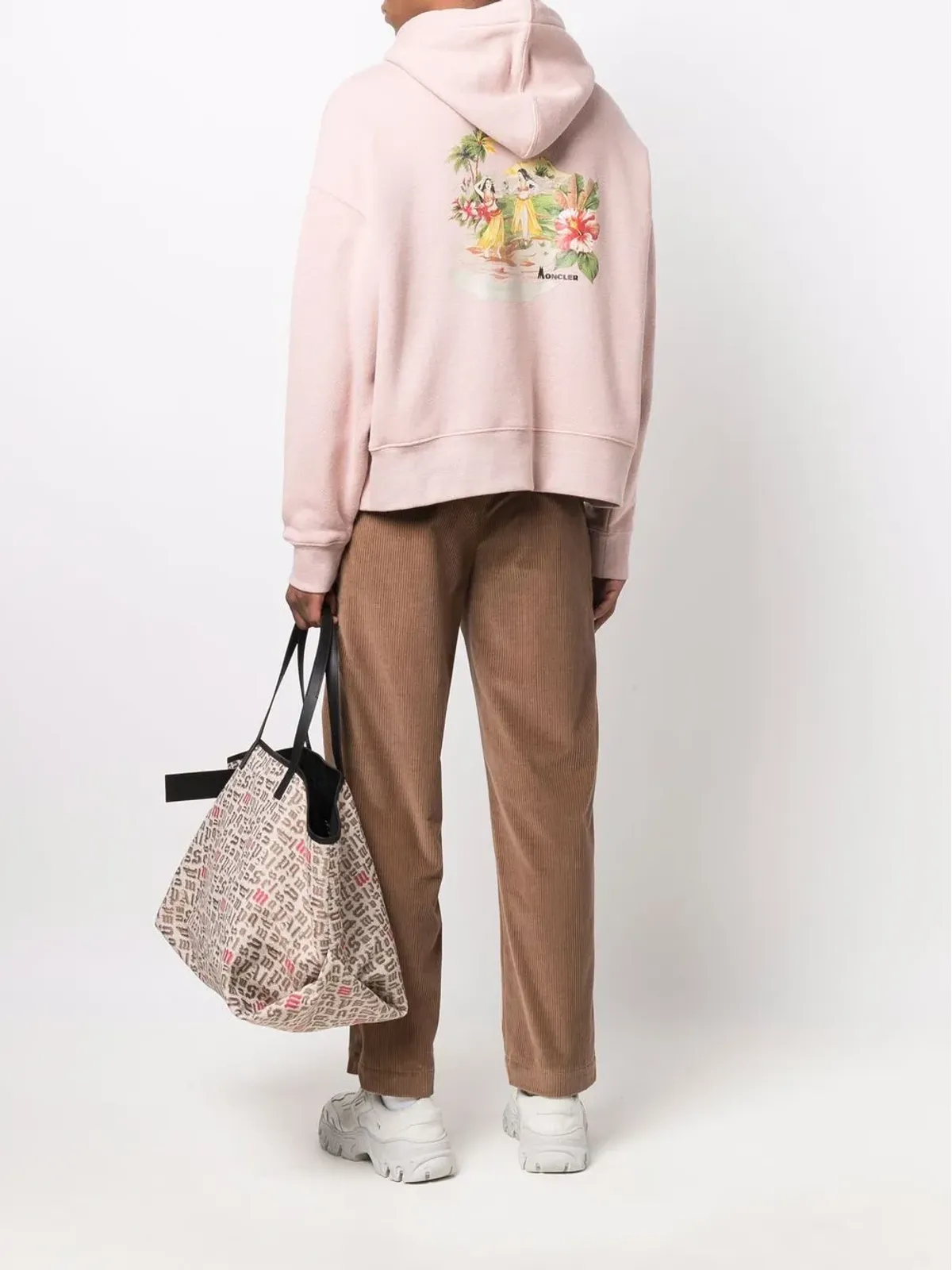 Palm Angels トロピカルモチーフのパーカー - 画像2