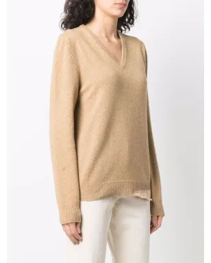 Maison Margiela ニットVネック ジャンパー - イエロー - サムネイル3