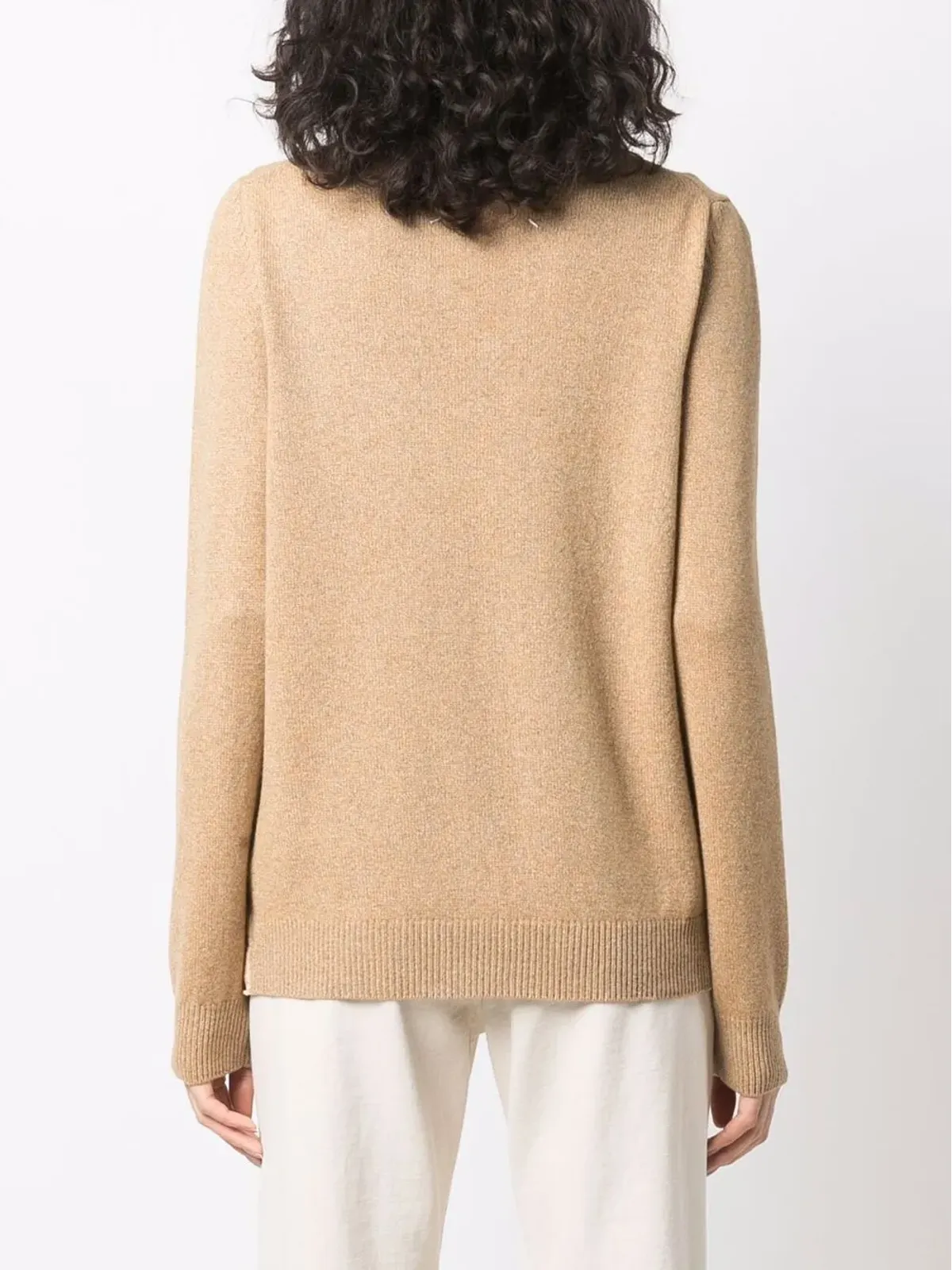 Maison Margiela ニットVネック ジャンパー - イエロー - 画像4