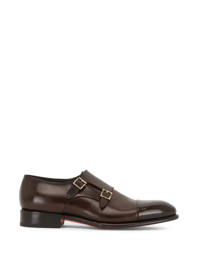 Santoni Santoni ダブルバックルモンクシューズの商品画像