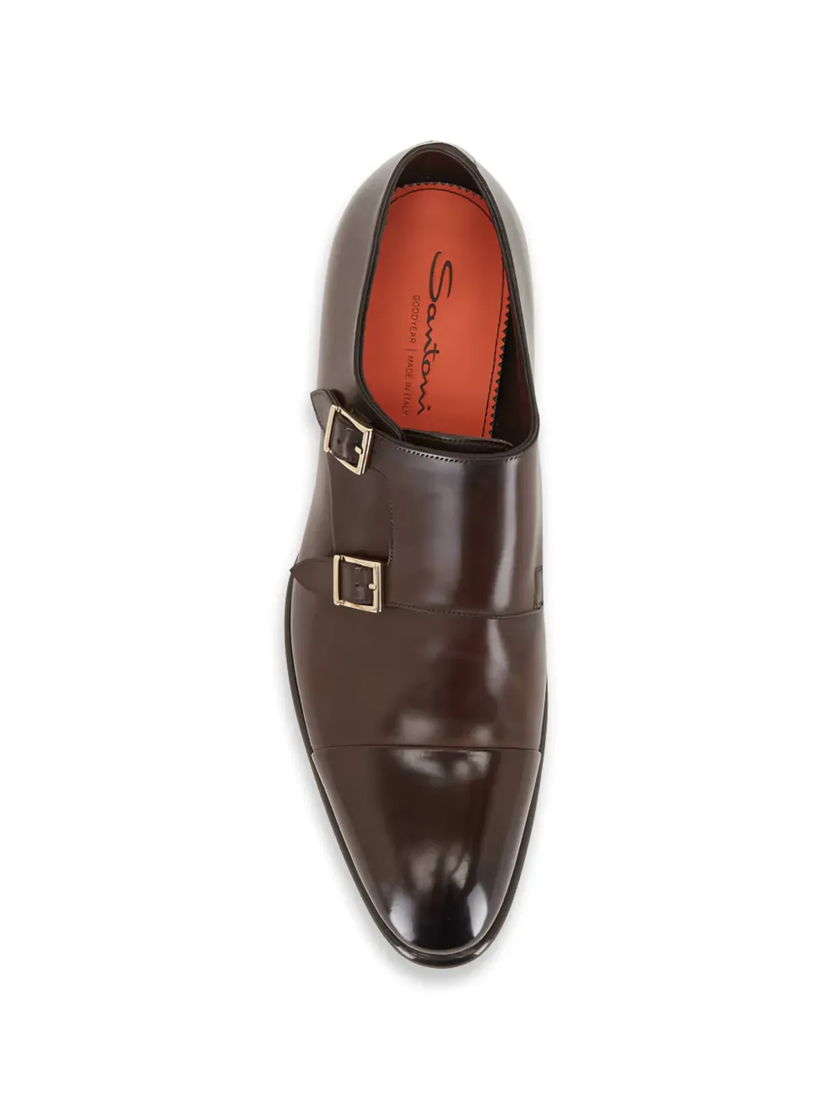 Santoni ダブルバックルモンクシューズ - 画像3