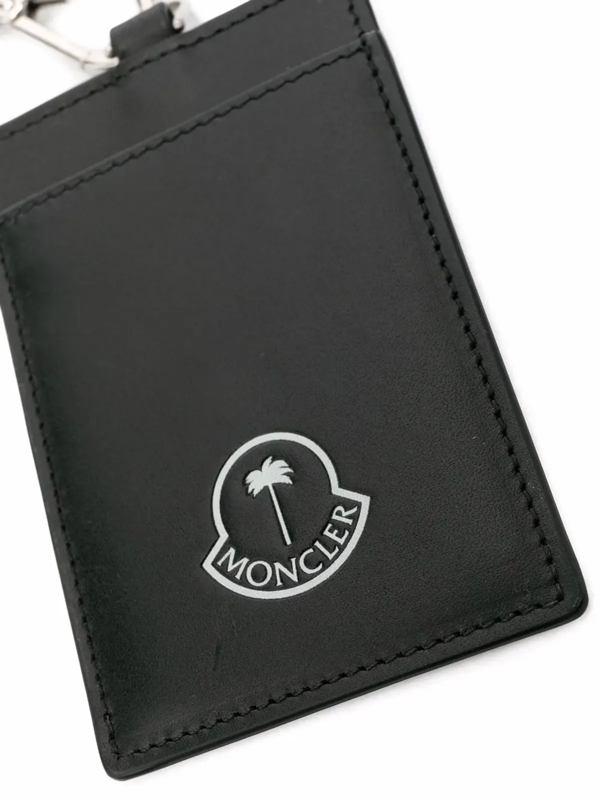 Palm Angels x Moncler ロゴパッチカードホルダー - ブラック - 画像2