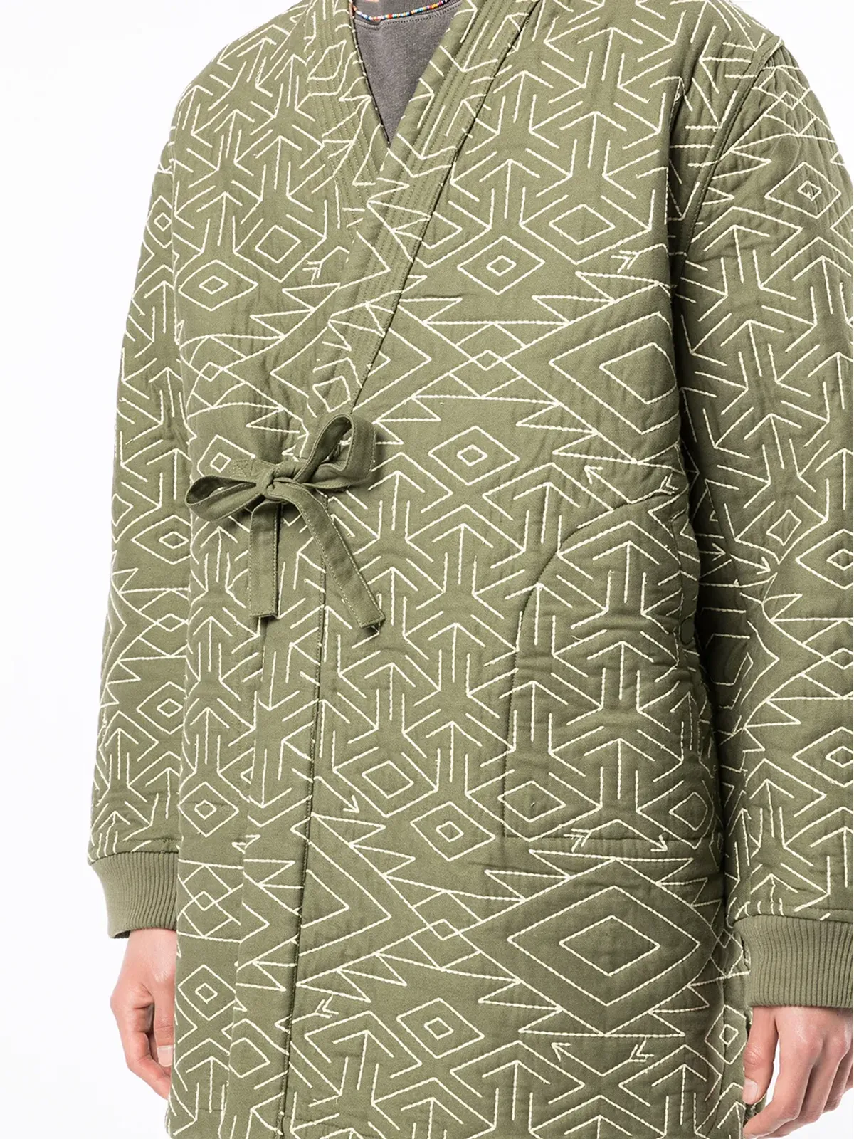 Maharishi リバーシブル パディッド ラップジャケット - グリーン - 画像5