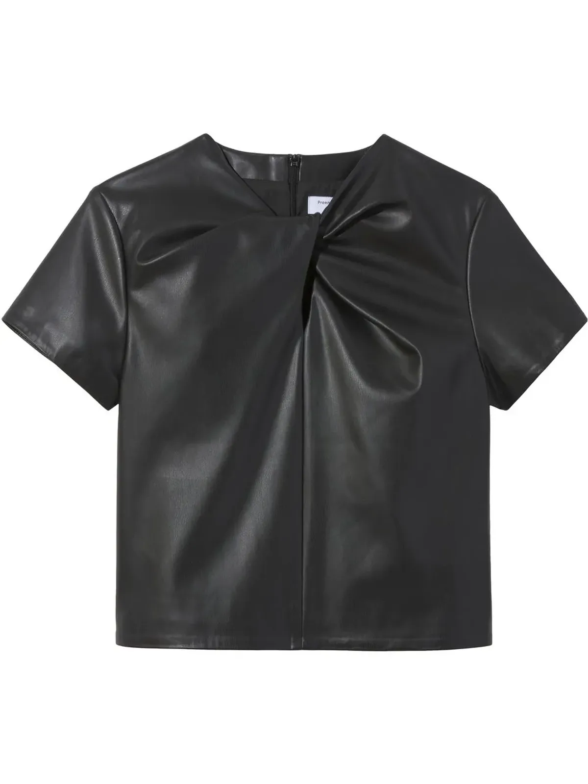 Proenza Schouler White Label ツイストディテール付きショートスリーブトップ - 画像1