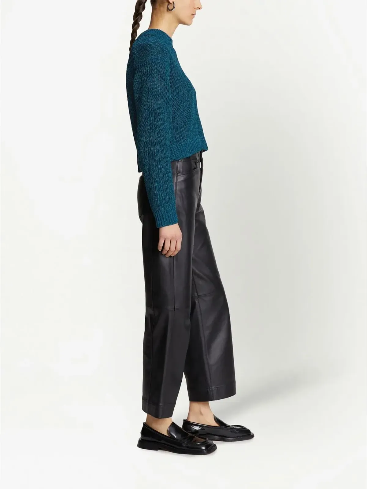 Proenza Schouler White Label カットアウトリブニットジャンパー ブルー - 画像3
