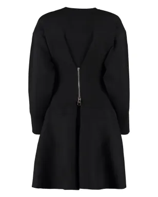 Alexander McQueen ジップディテール フレアドレス - サムネイル2