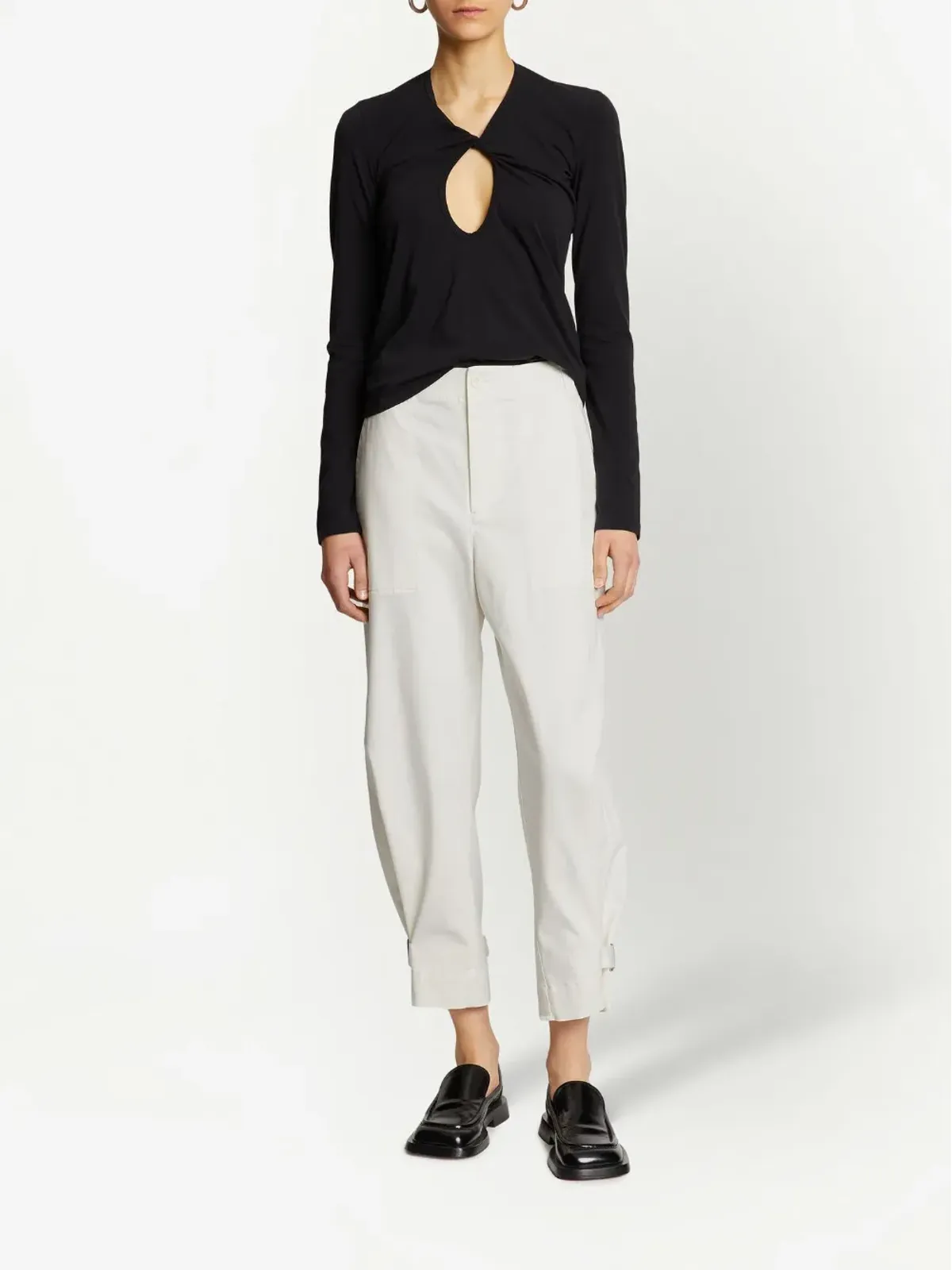 Proenza Schouler White Label コットンツイルパンツ - 画像2