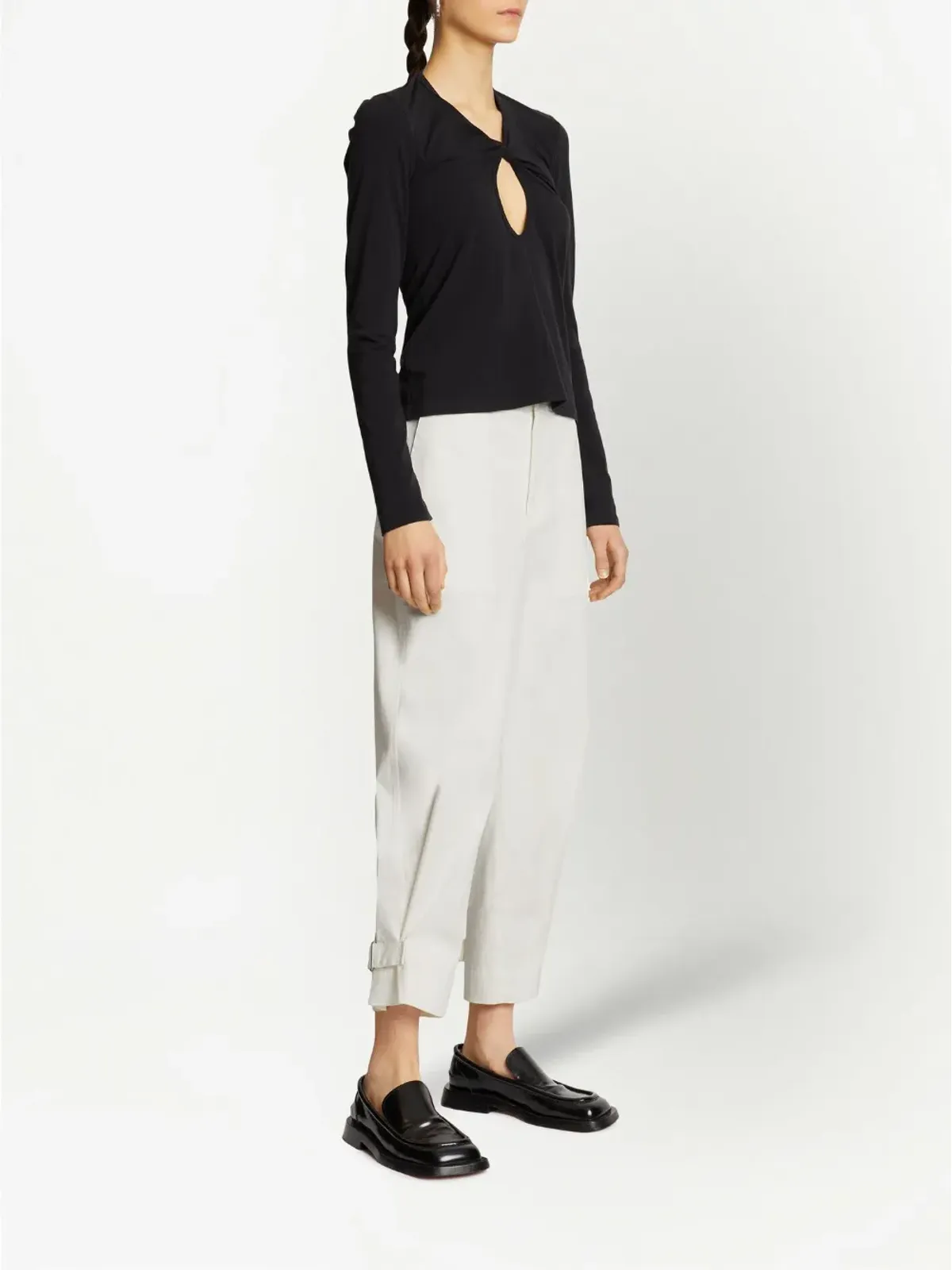 Proenza Schouler White Label コットンツイルパンツ - 画像3