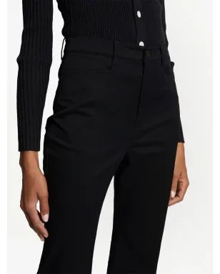 Proenza Schouler White Label クロップドフレアパンツ ブラック - サムネイル5