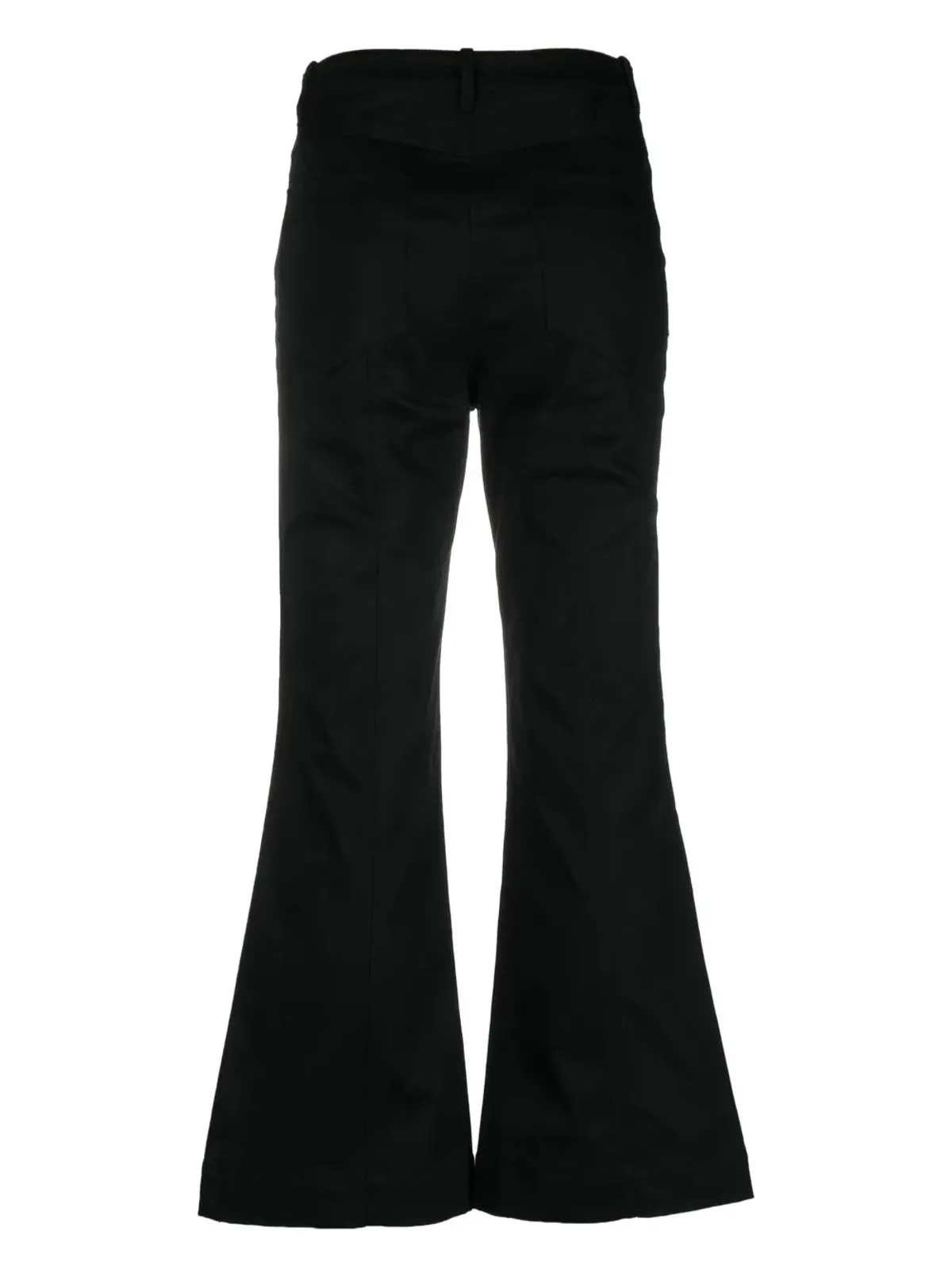 Proenza Schouler White Label クロップドフレアパンツ ブラック - 画像2