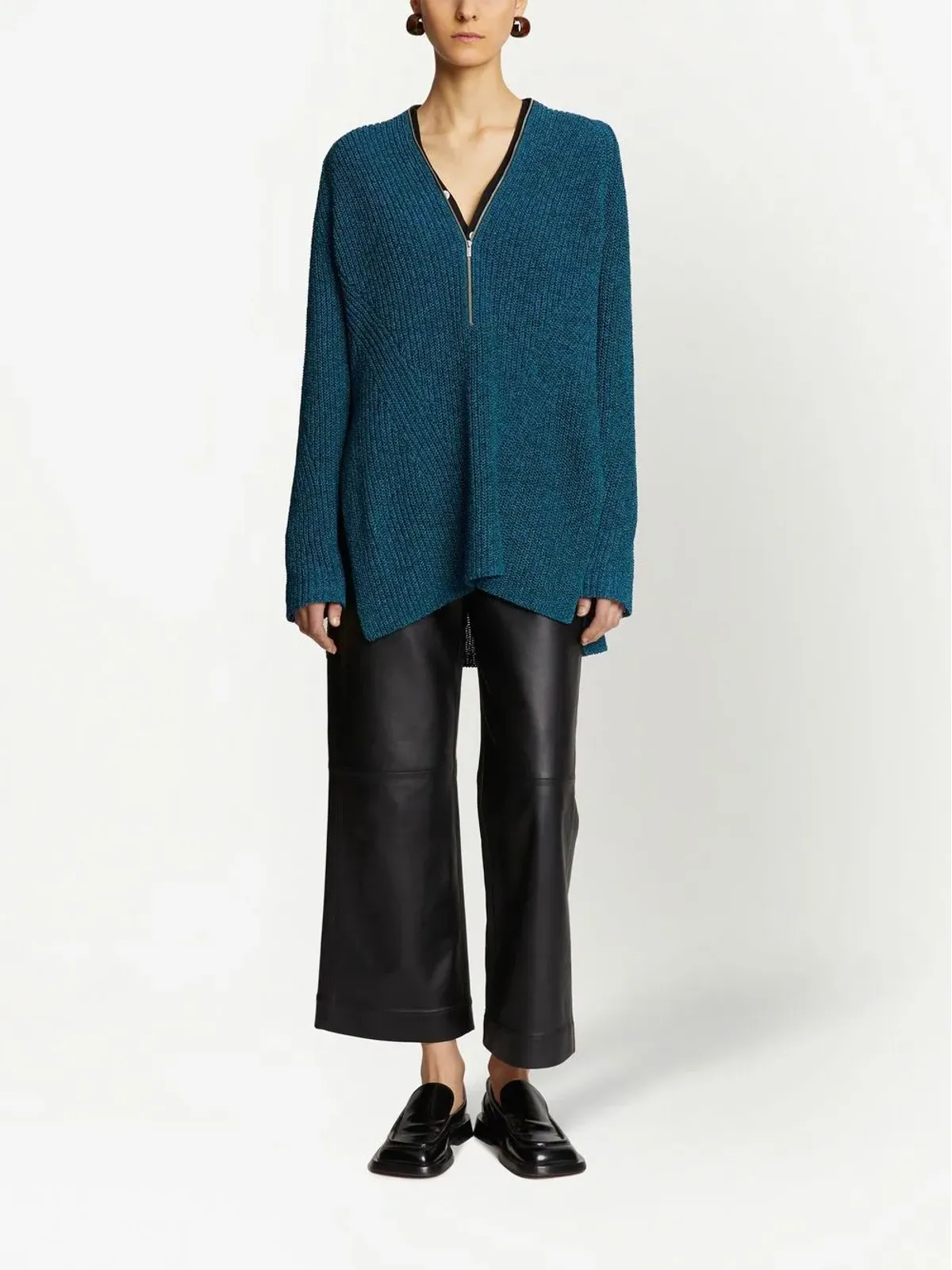 Proenza Schouler White Label チャンクニットジップトップ - 画像2