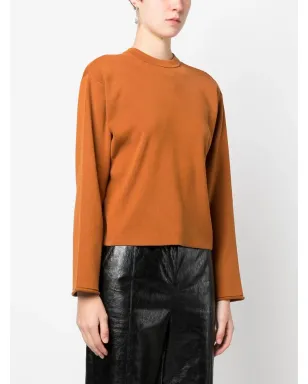 Proenza Schouler White Label 後ろノットディテールのニットジャンパー - ブラウン - サムネイル4