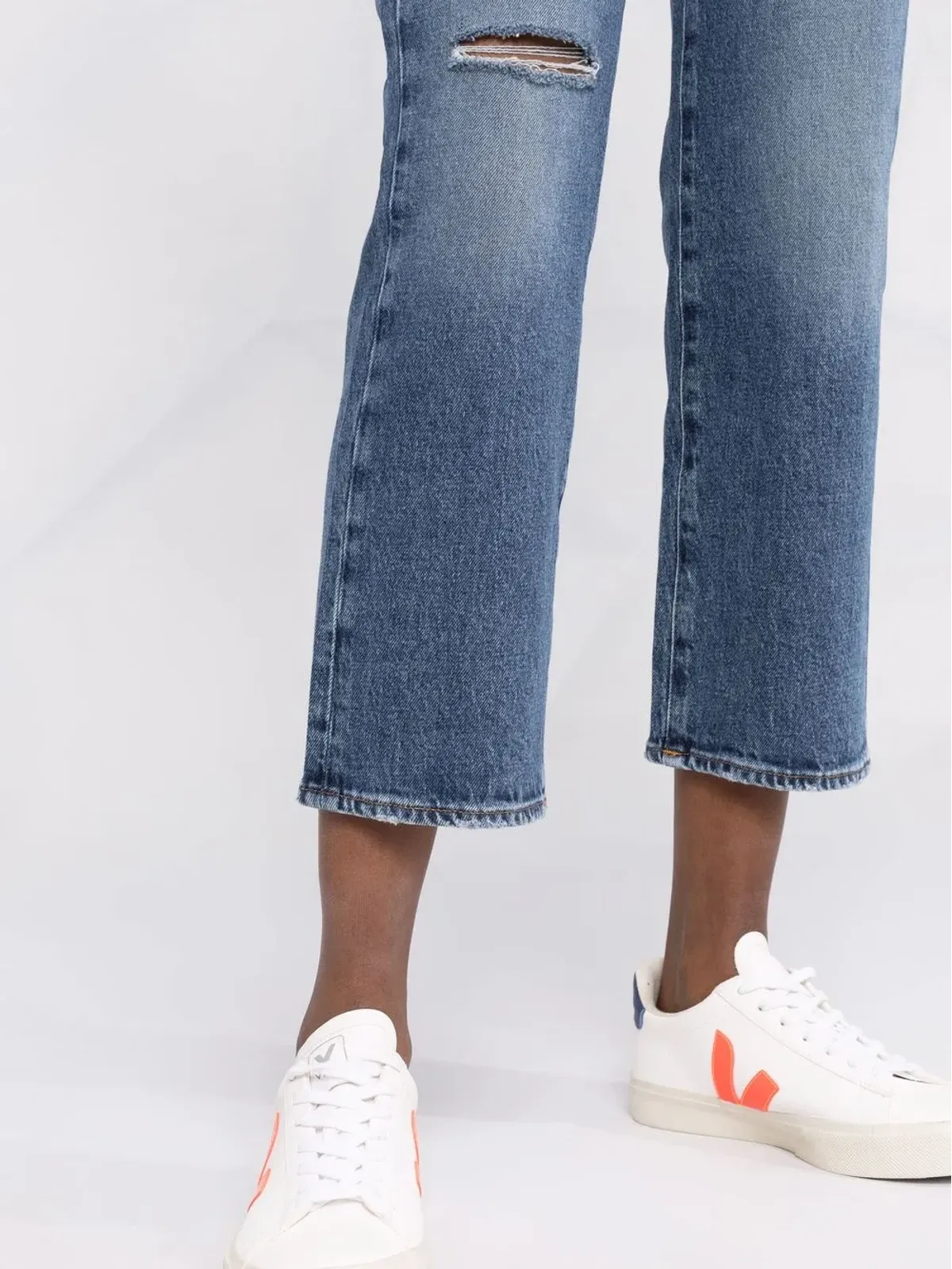7 For All Mankind ハイライズ クロップド Logan ジーンズ - 画像3