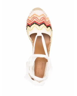 Missoni シグネチャー ジグザグ ウェッジ エスパドリーユ - サムネイル4