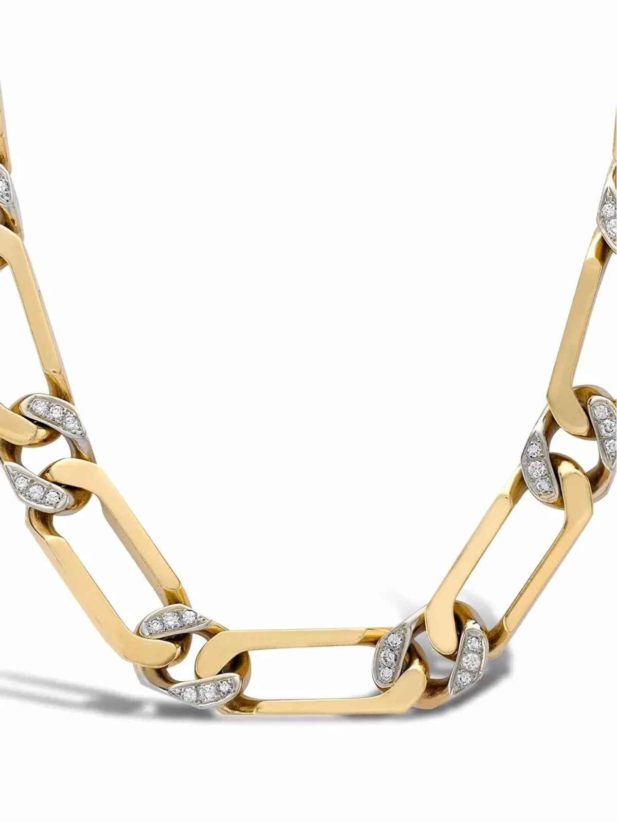 Van Cleef & Arpels ビンテージ 1980年代 18K イエローゴールド 変形可能 ダイヤモンド ネックレス - 画像2