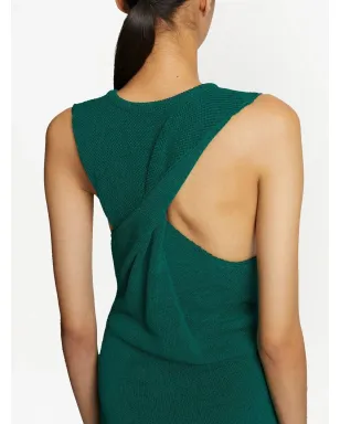 Proenza Schouler 緑色のねじり編みドレス - サムネイル5