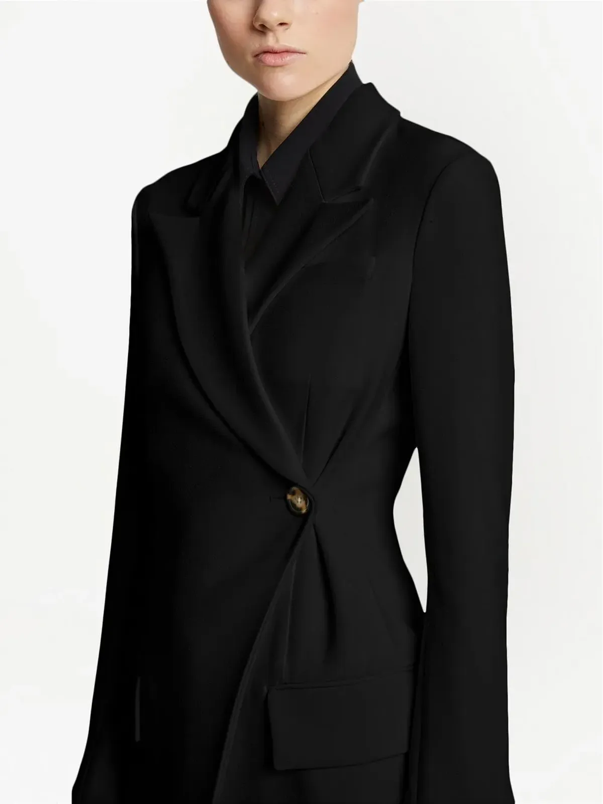 Proenza Schouler ダブルブレストピークドラペル ブレザー - 画像5