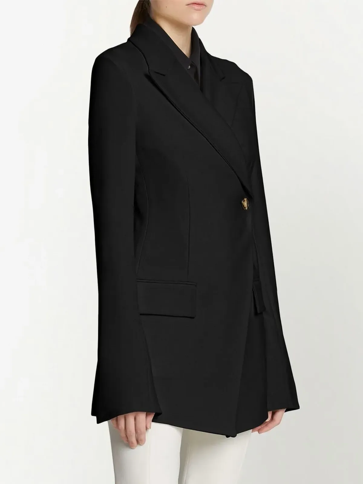 Proenza Schouler ダブルブレストピークドラペル ブレザー - 画像3