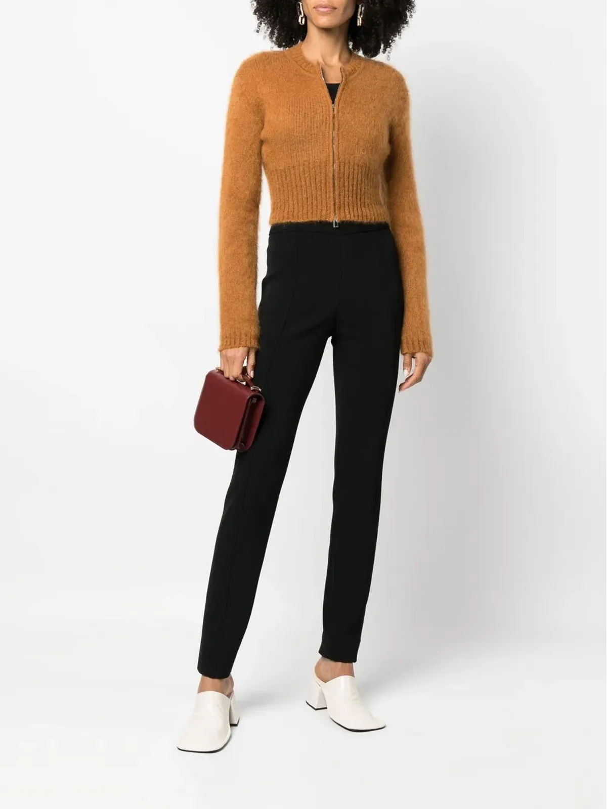 Proenza Schouler ビーストレッチ クレープ スリムパンツ - 画像2
