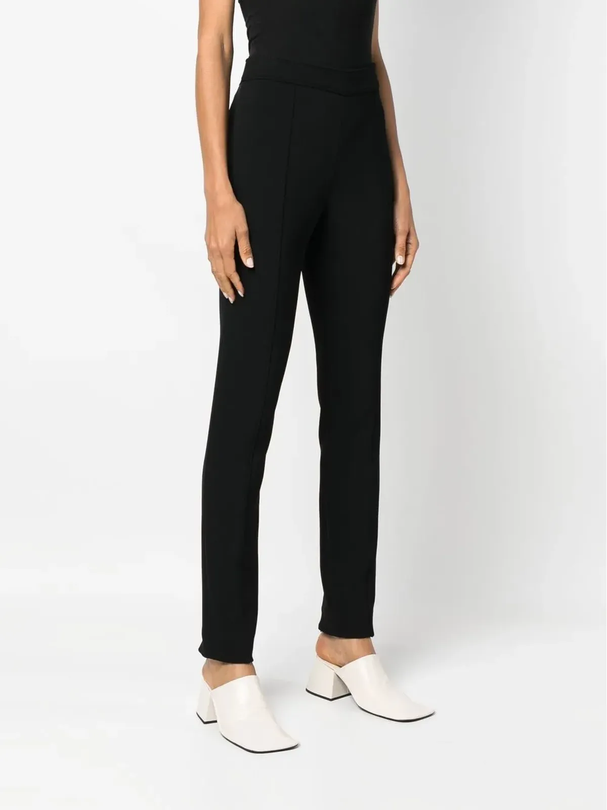 Proenza Schouler ビーストレッチ クレープ スリムパンツ - 画像3