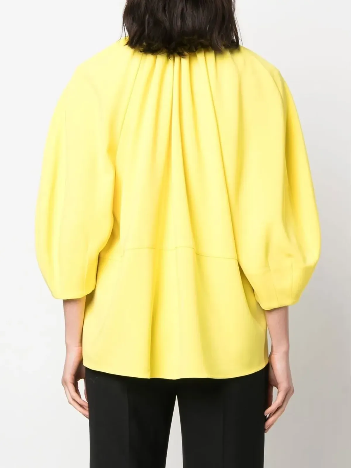 Proenza Schouler ギャザー入り前結びブラウス - 画像4