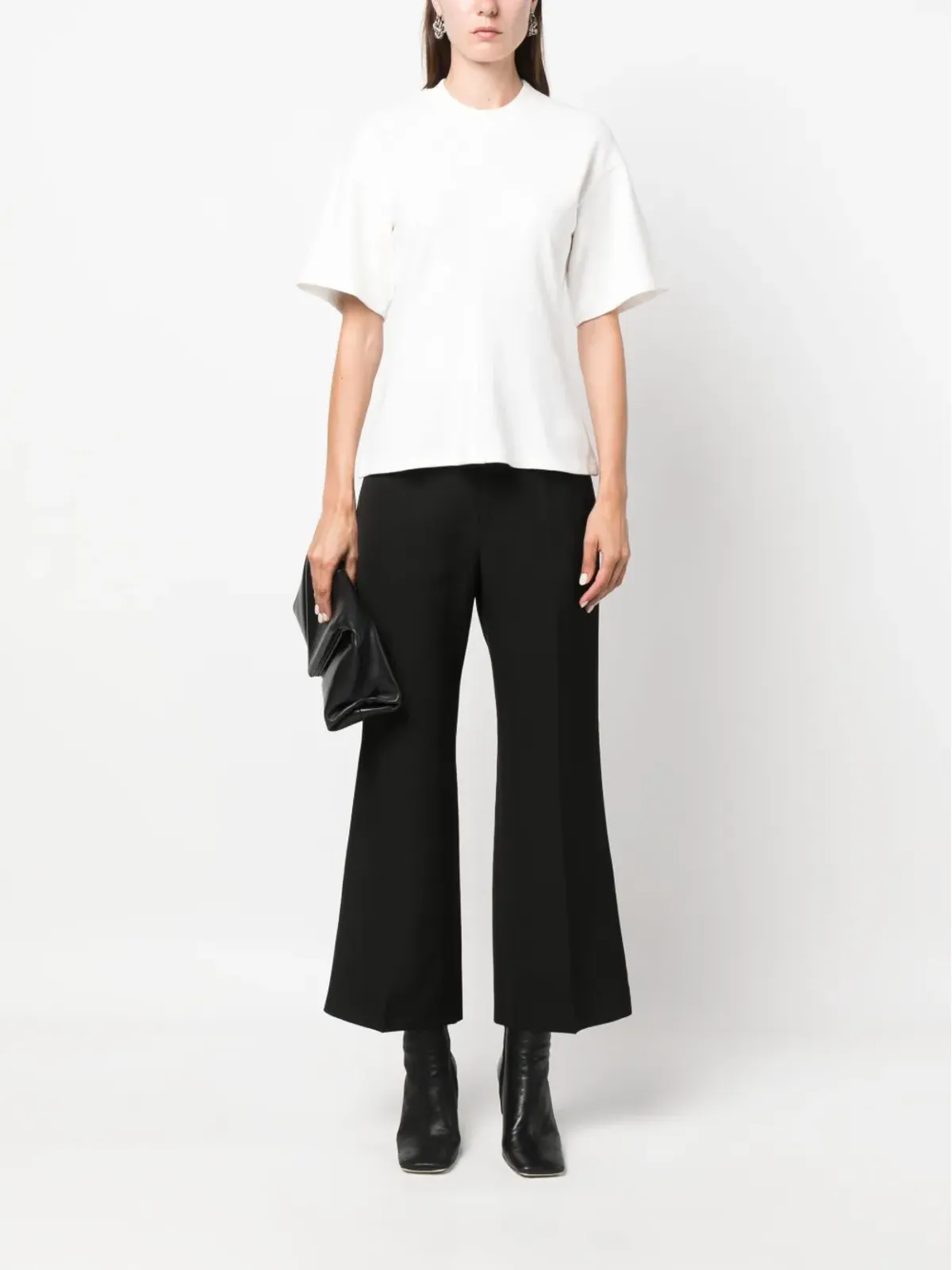 Proenza Schouler コットン混紡 ウエストフィット Tシャツ - 画像2