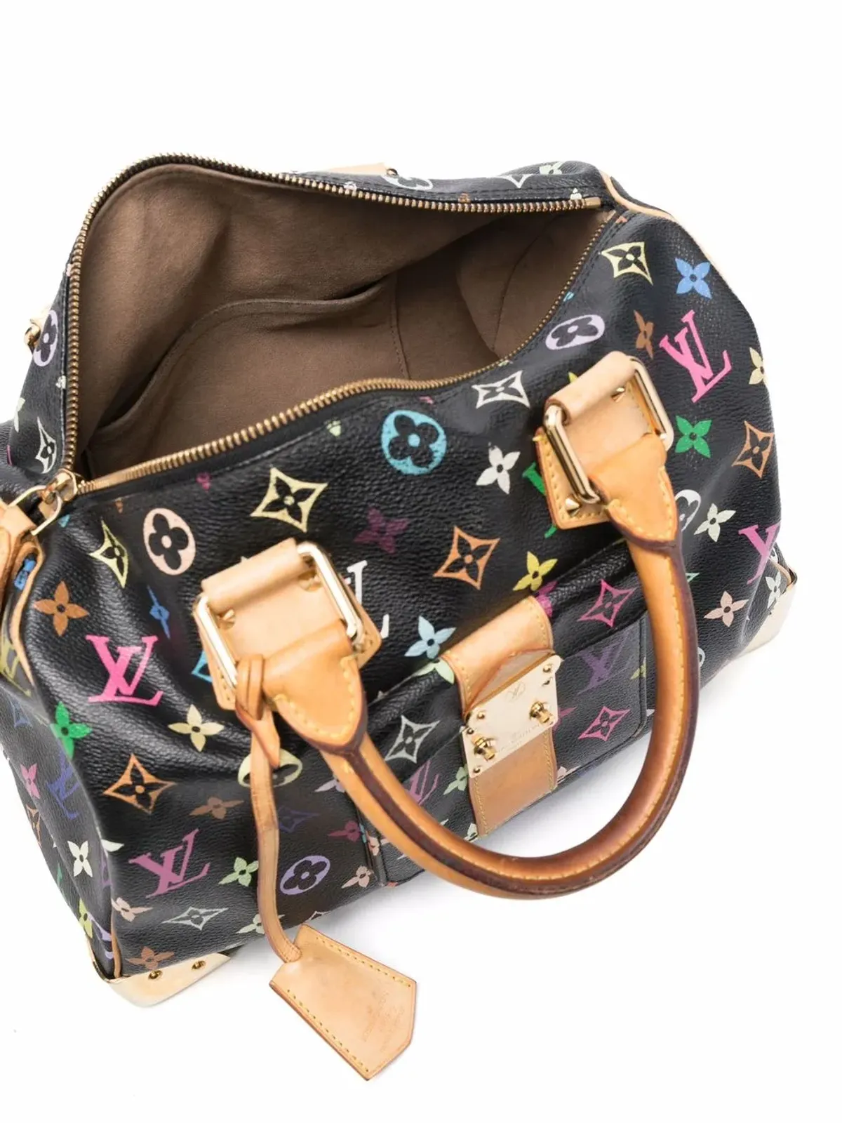 Louis Vuitton Pre-Owned タカシ・ムラカミ 2006年 モノグラム・スピーディー・ハンドバッグ - Black - 画像5