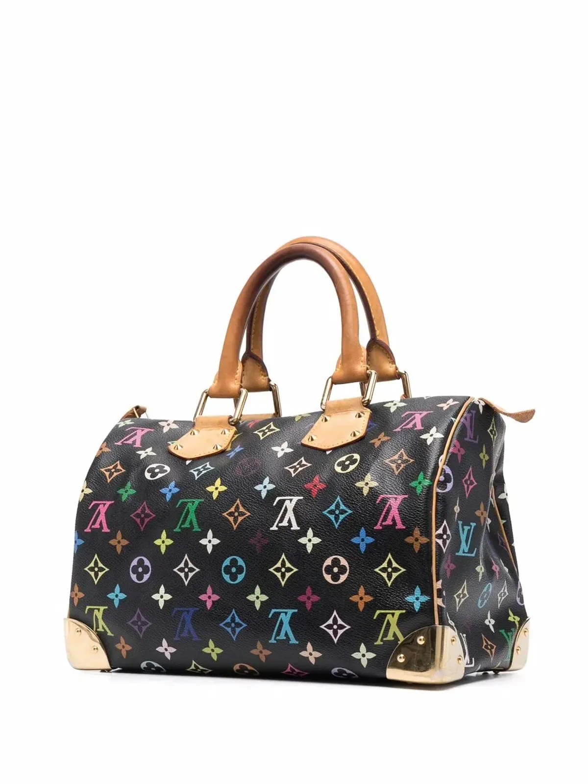Louis Vuitton Pre-Owned タカシ・ムラカミ 2006年 モノグラム・スピーディー・ハンドバッグ - Black - 画像3