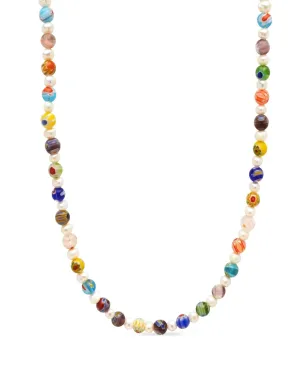 Nialaya Jewelry ビーズ付きパール・ディテール ネックレス - シルバー - サムネイル1