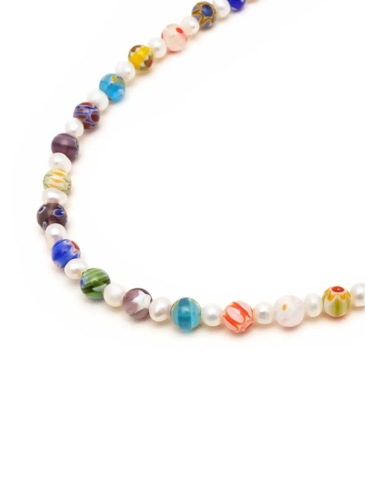 Nialaya Jewelry ビーズ付きパール・ディテール ネックレス - シルバー - 画像2
