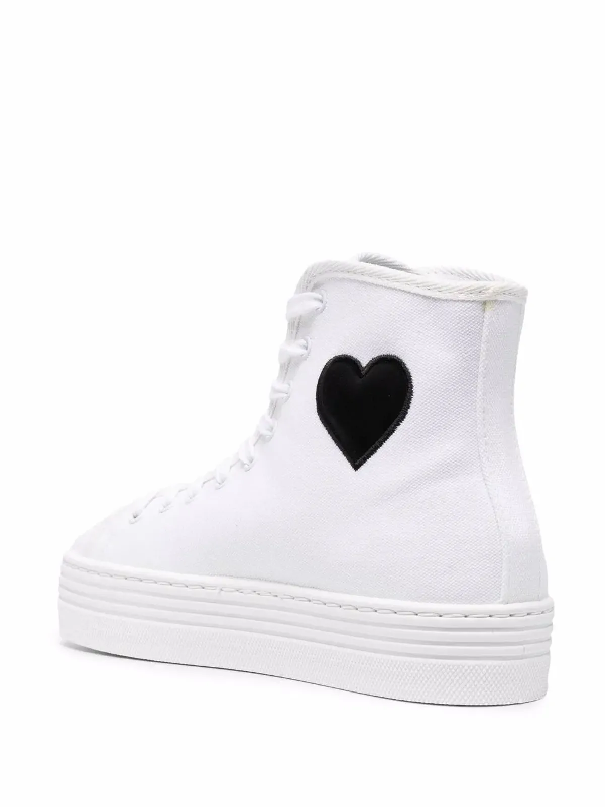 Chiara Ferragni パッチディテール レースアップ スニーカー ホワイト - 画像3