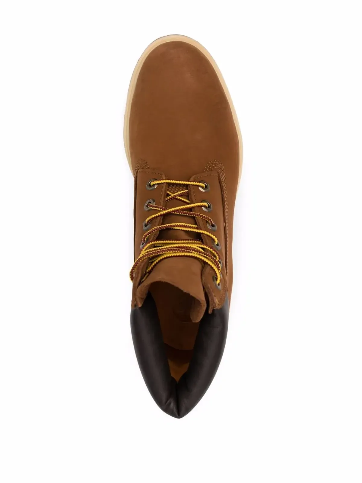 Timberland レースアップレザーブーツ ブラウン - 画像4