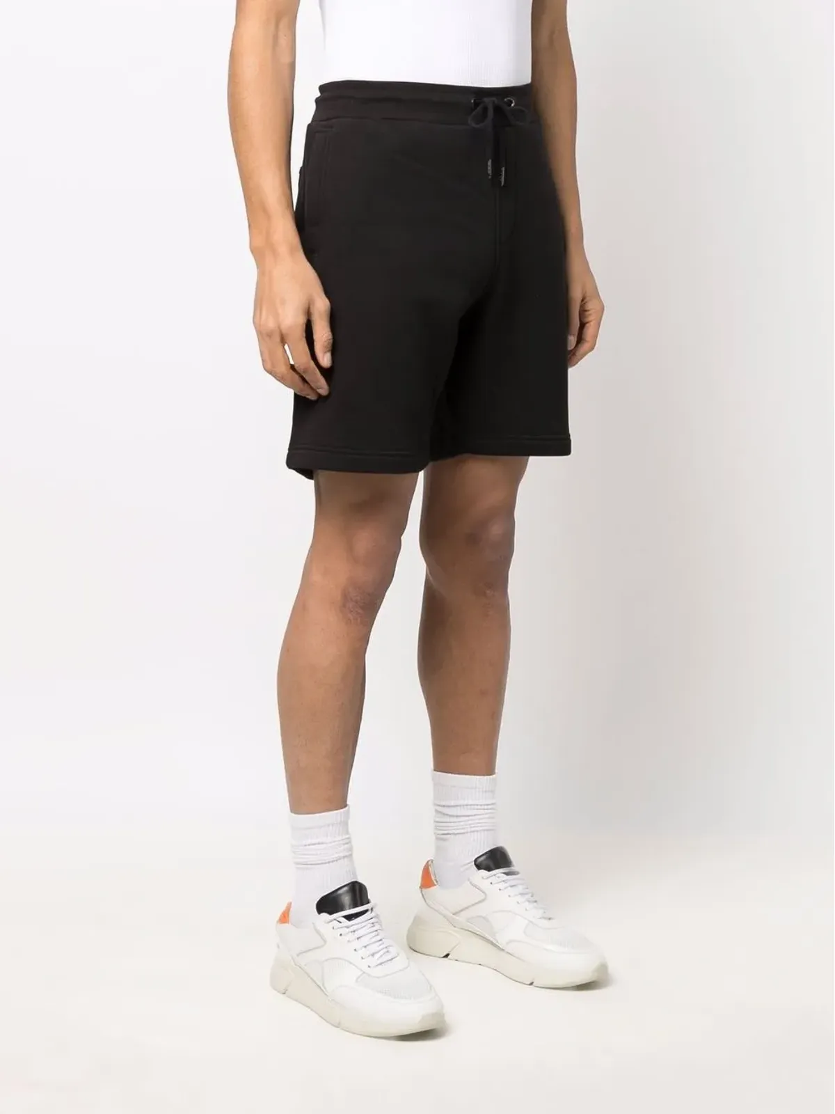 Tommy Hilfiger ドローコード付き ウエスト コットンブレンド トラックショーツ - 画像3