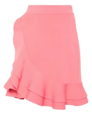 Alexander McQueen ラッフルド アシンメトリースカート ピンク - サムネイル1
